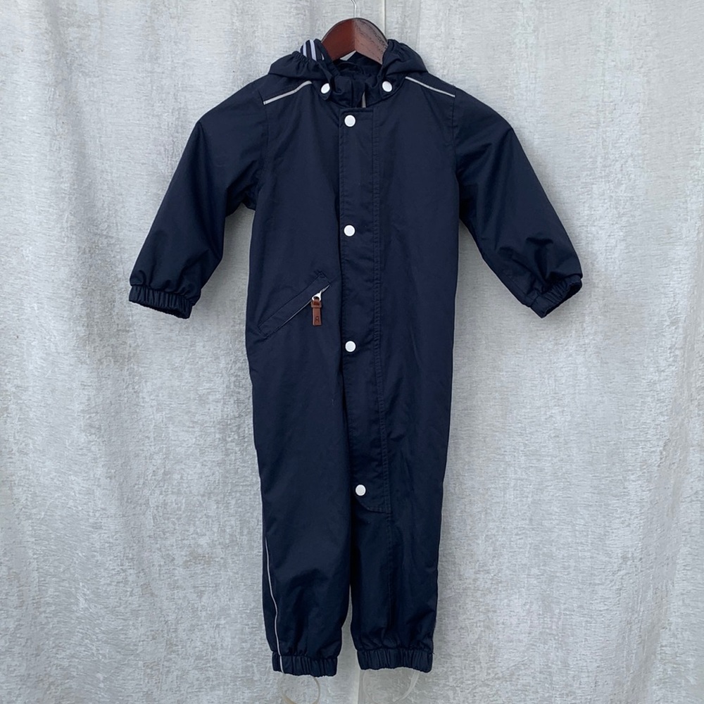 Kids Black Hooded Jacket